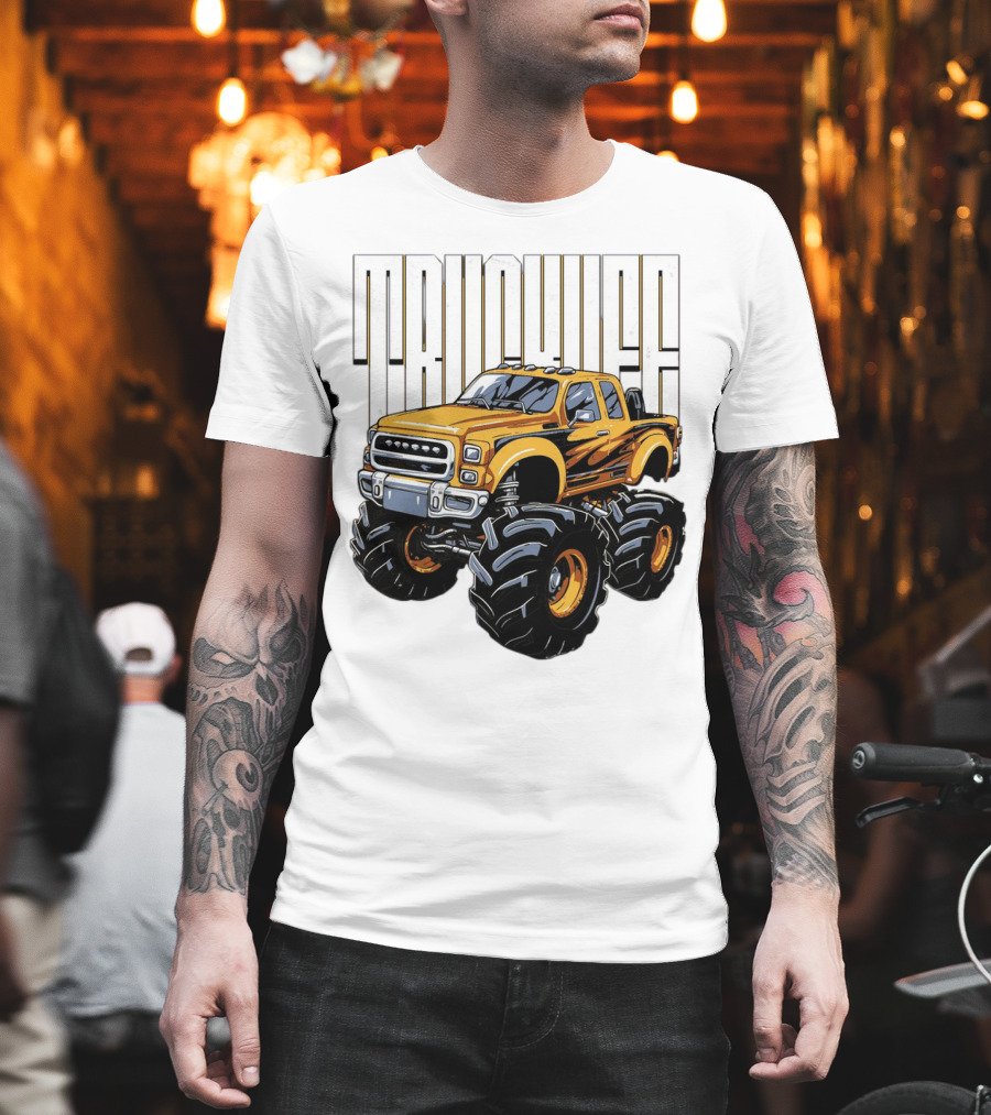 Trucklife Adventure Never Slowing Down Monster Truck T-Shirt