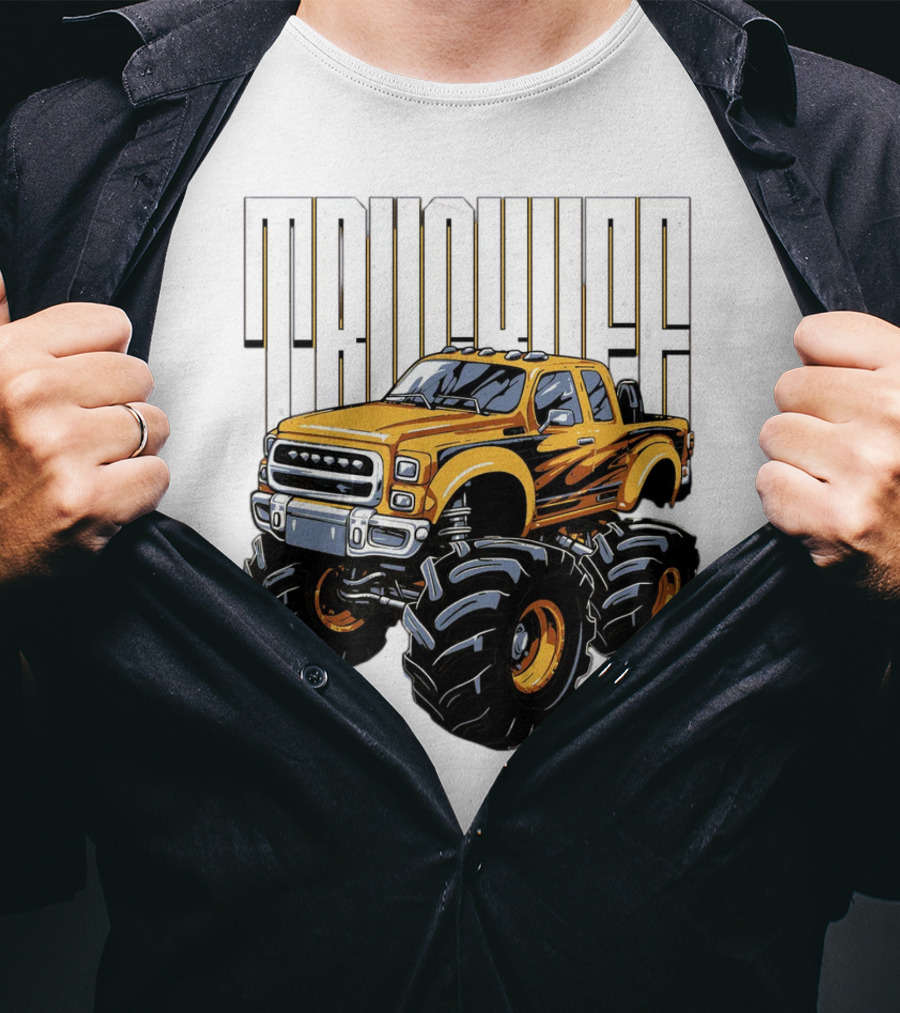 Trucklife Adventure Never Slowing Down Monster Truck T-Shirt