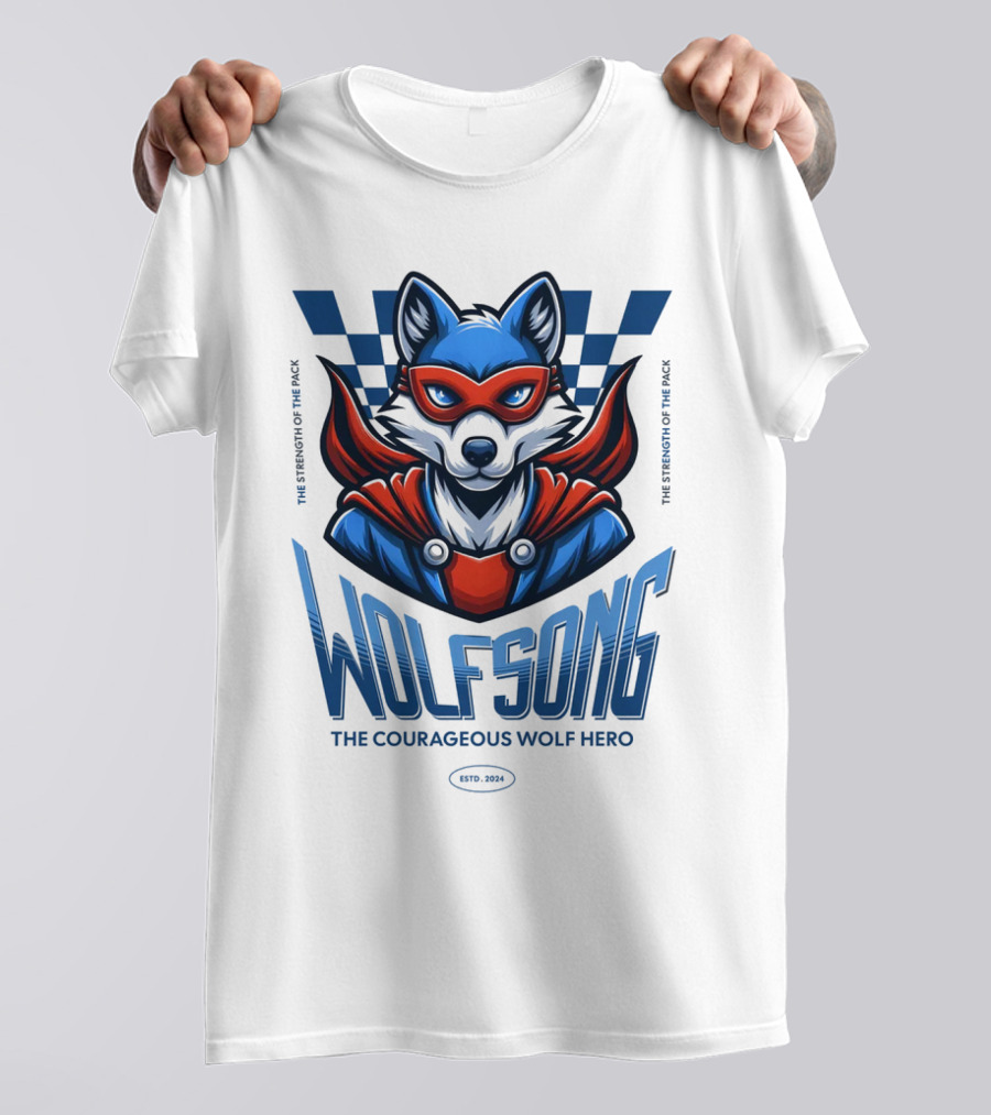 WOLFSONG THE COURAGEOUS WOLF HERO THE LEGENDARY WOLF SPIRIT T-Shirt