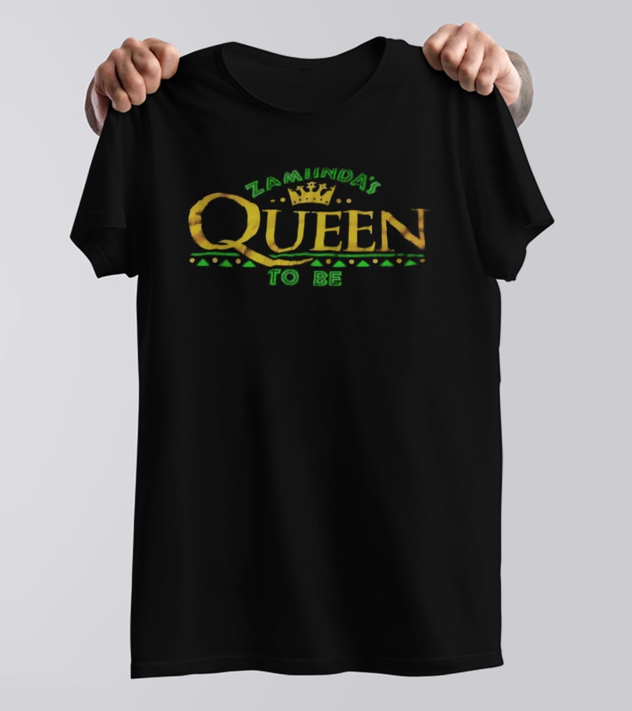 Zamunda's Queen To Be Regal Crown And Text T-Shirt