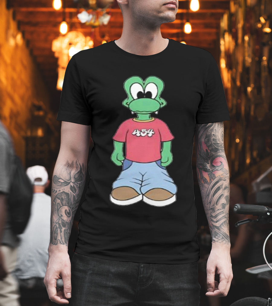 454 Life Double Green Character With 454 T-Shirt
