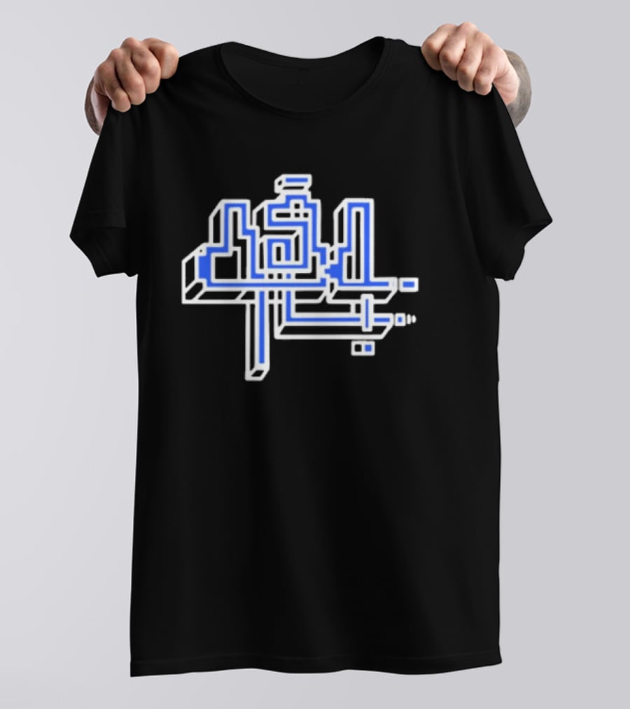 454 Life Maze Blue Circuit T-Shirt