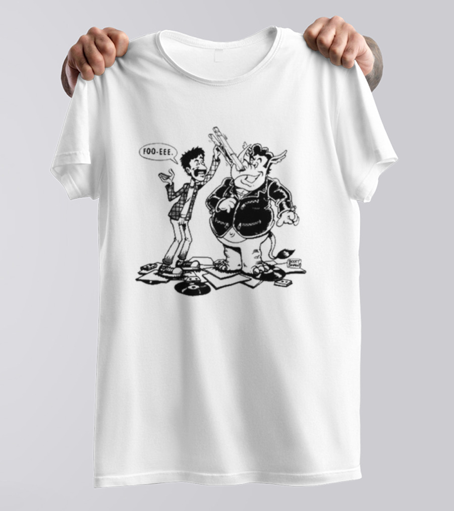 Frank Zappa Beat The Boots Foo-Eee Comic-Style T-Shirt