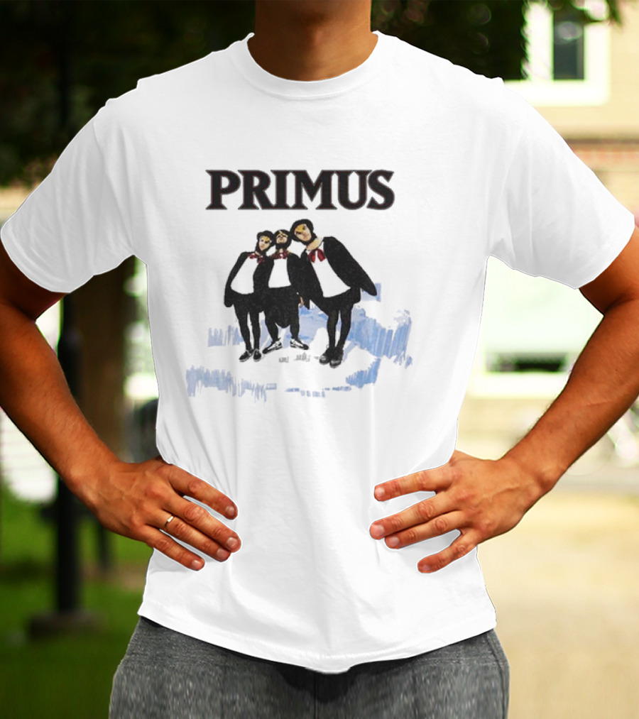 Primus SPACE FARM Trio On Abstract Landscape T-Shirt