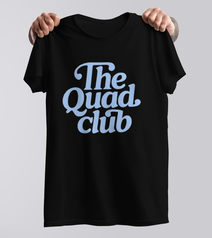 The Quad Club Black Quadrant T-Shirt