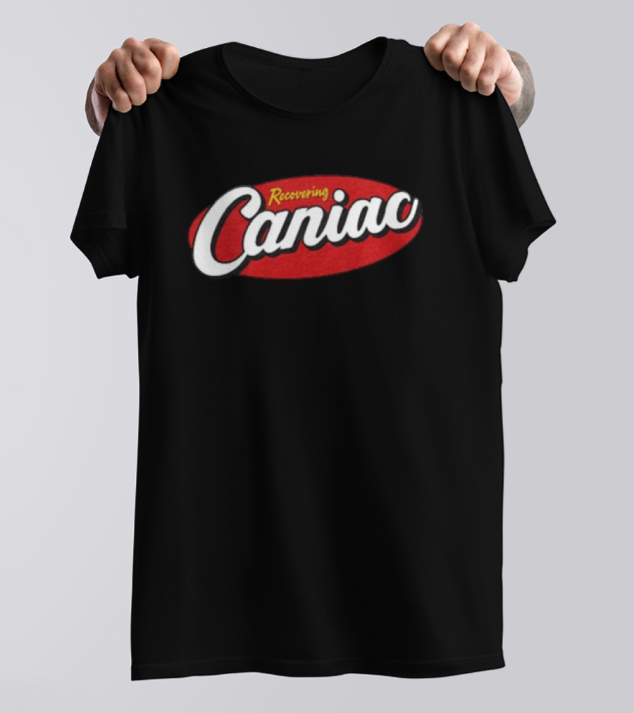 Recovering Caniac Red T-Shirt