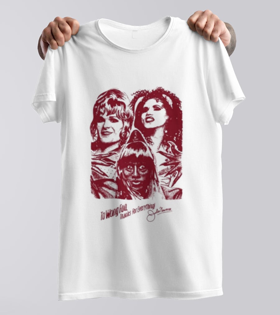 To Wong Foo Thanks For Everything Julie Newmar Red Faces T-Shirt