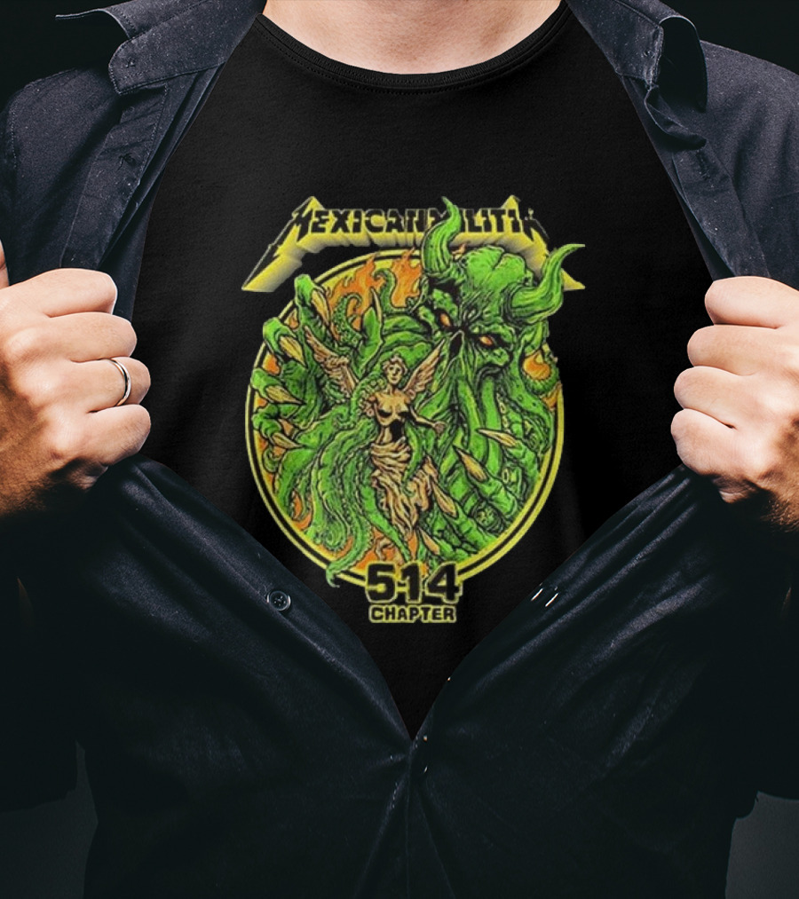 Mexican Militia Chapter 514 Vintage Monster T-Shirt