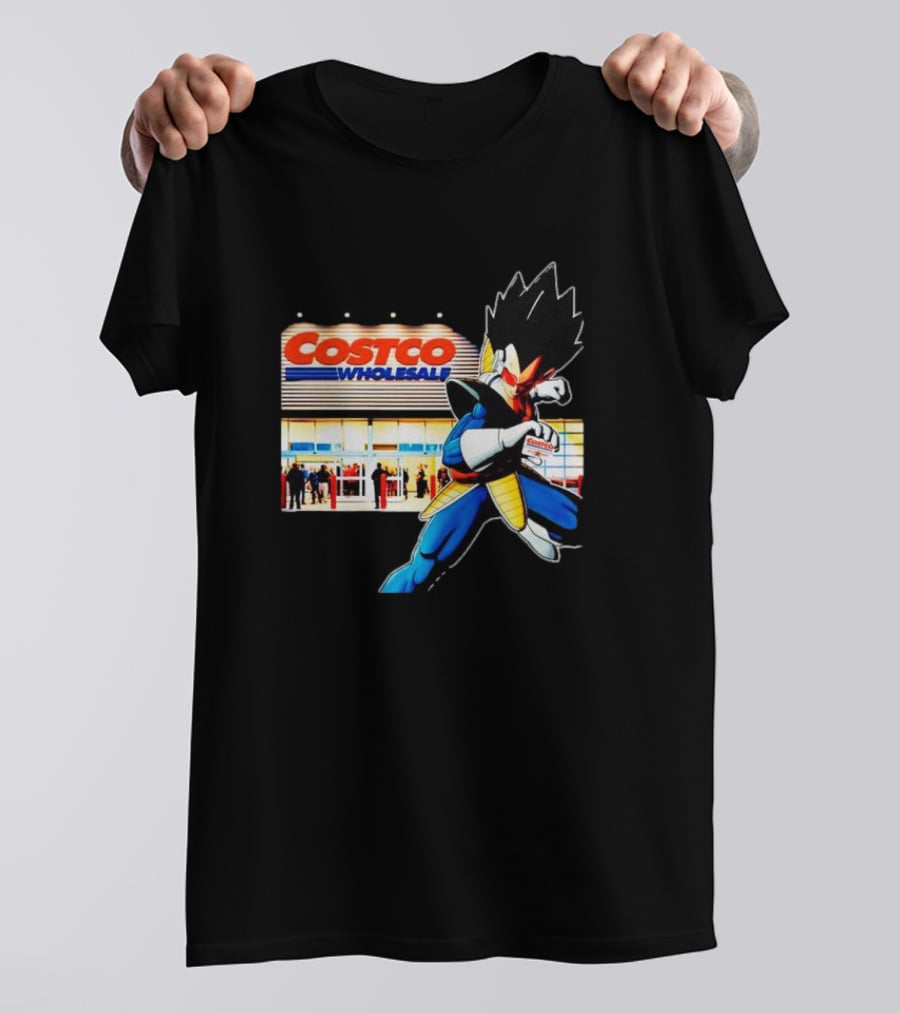 Prince Of Savings Costco Wholesale Vegeta Anime Icon At Storefront T-Shirt