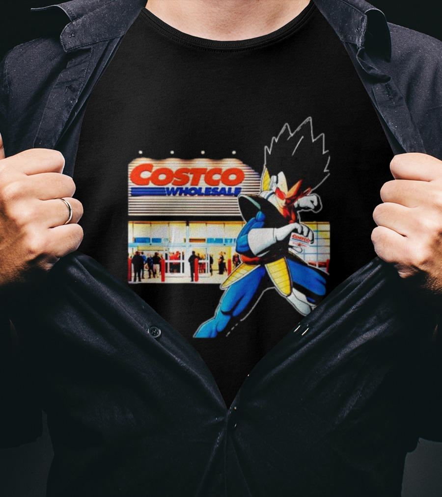 Prince Of Savings Costco Wholesale Vegeta Anime Icon At Storefront T-Shirt