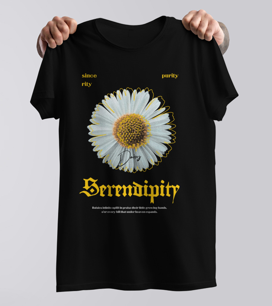 Serendipity Daisy Sincerity Purity T-Shirt