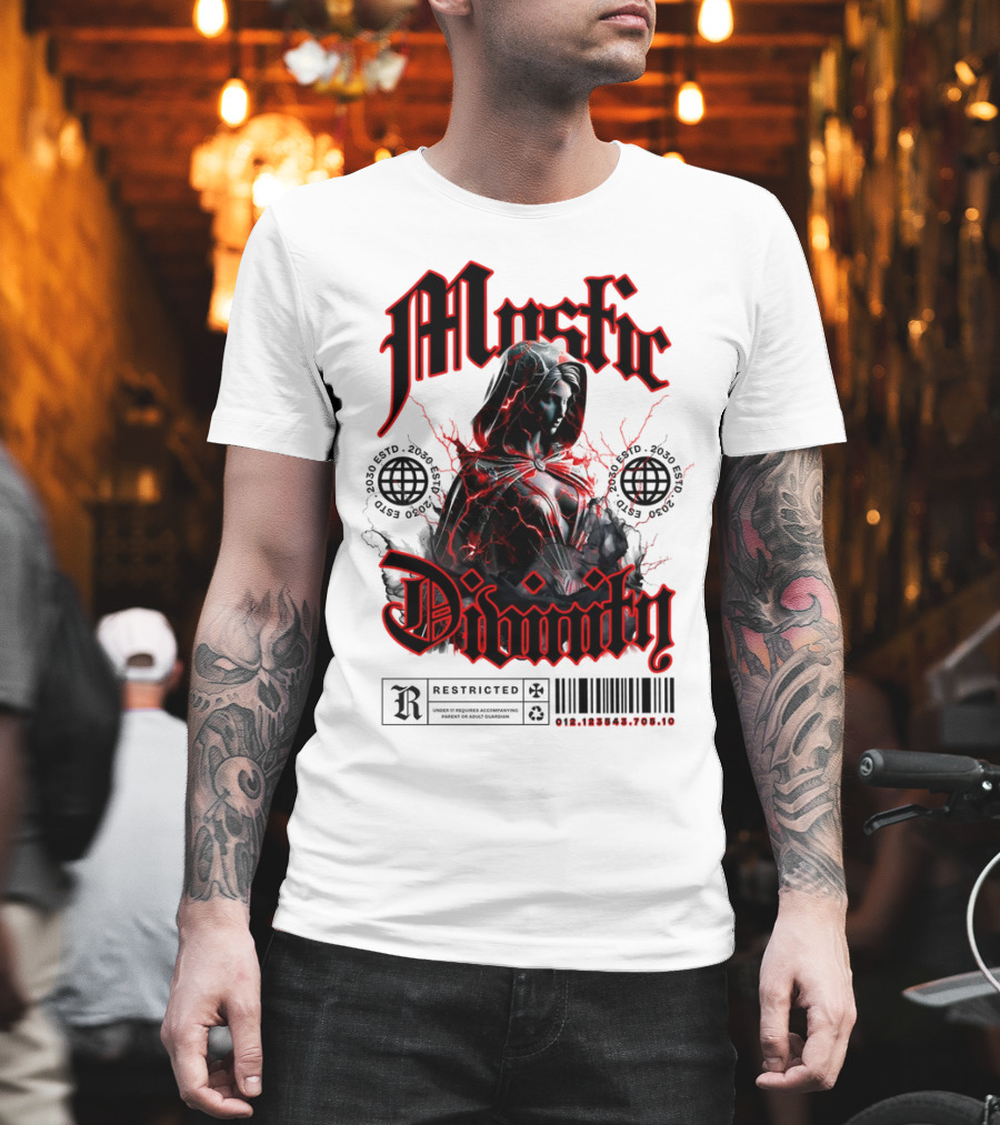 Mystic Divinity Divine Warrior Restricted Barcode 2038 2049 T-Shirt