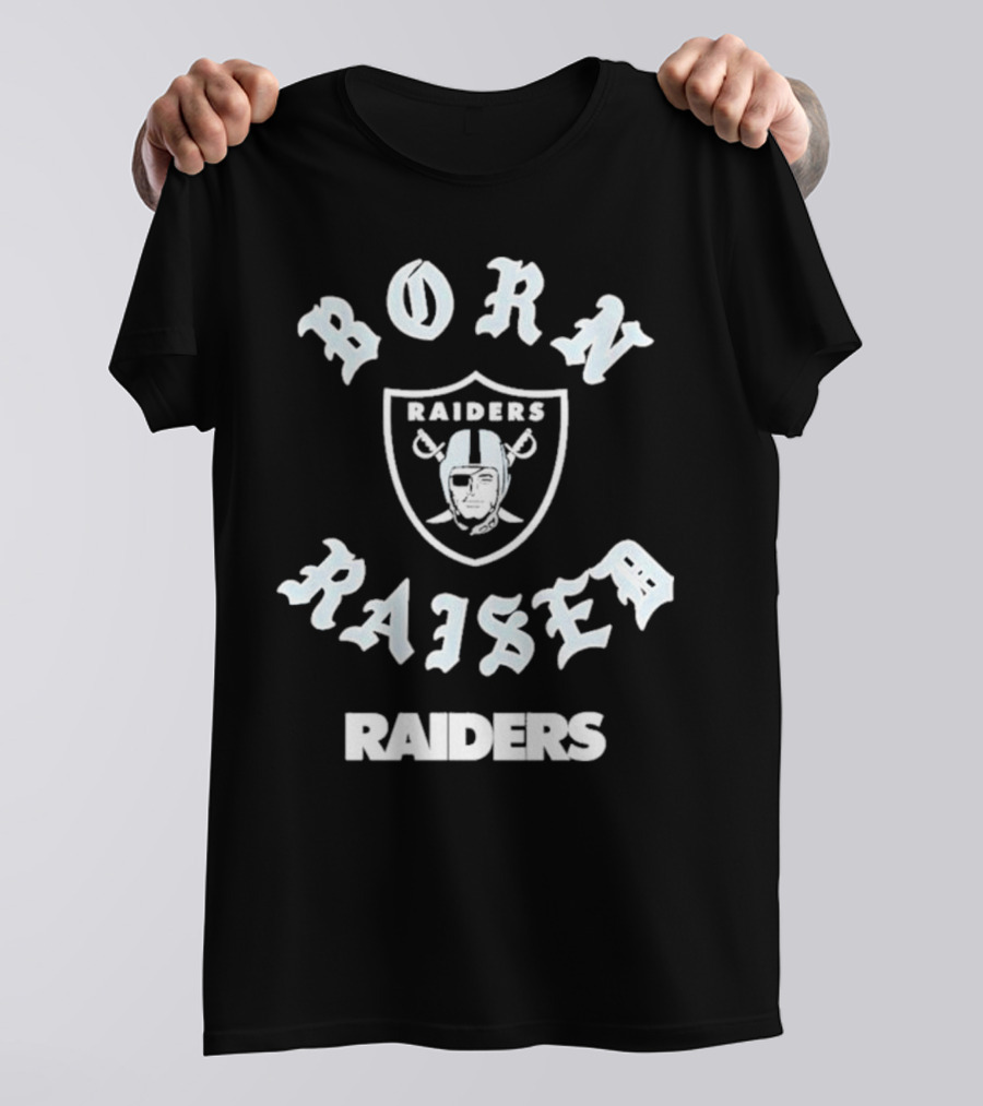 Born Raised Raiders Las Vegas Raiders T-Shirt
