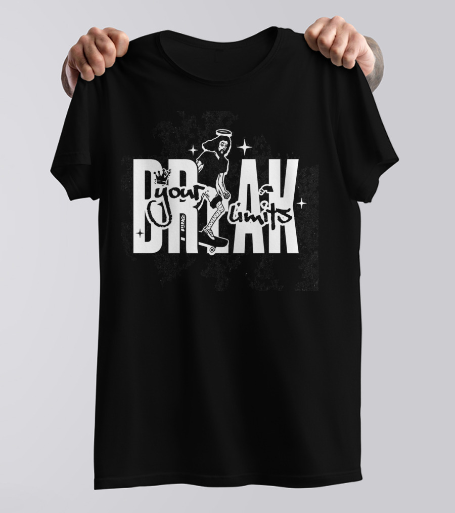 Break Your Limits Skateboard Angel T-Shirt