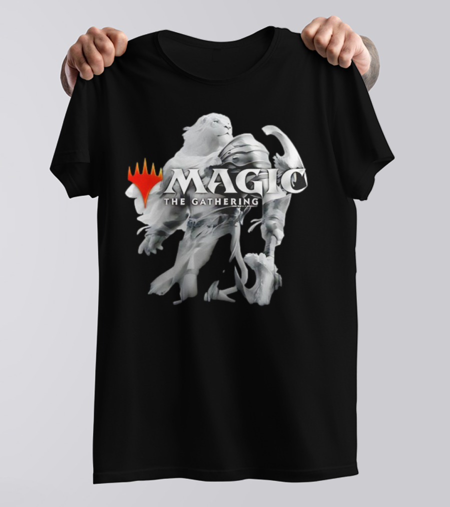 Magic The Gathering Lion Knight White Armor T-Shirt