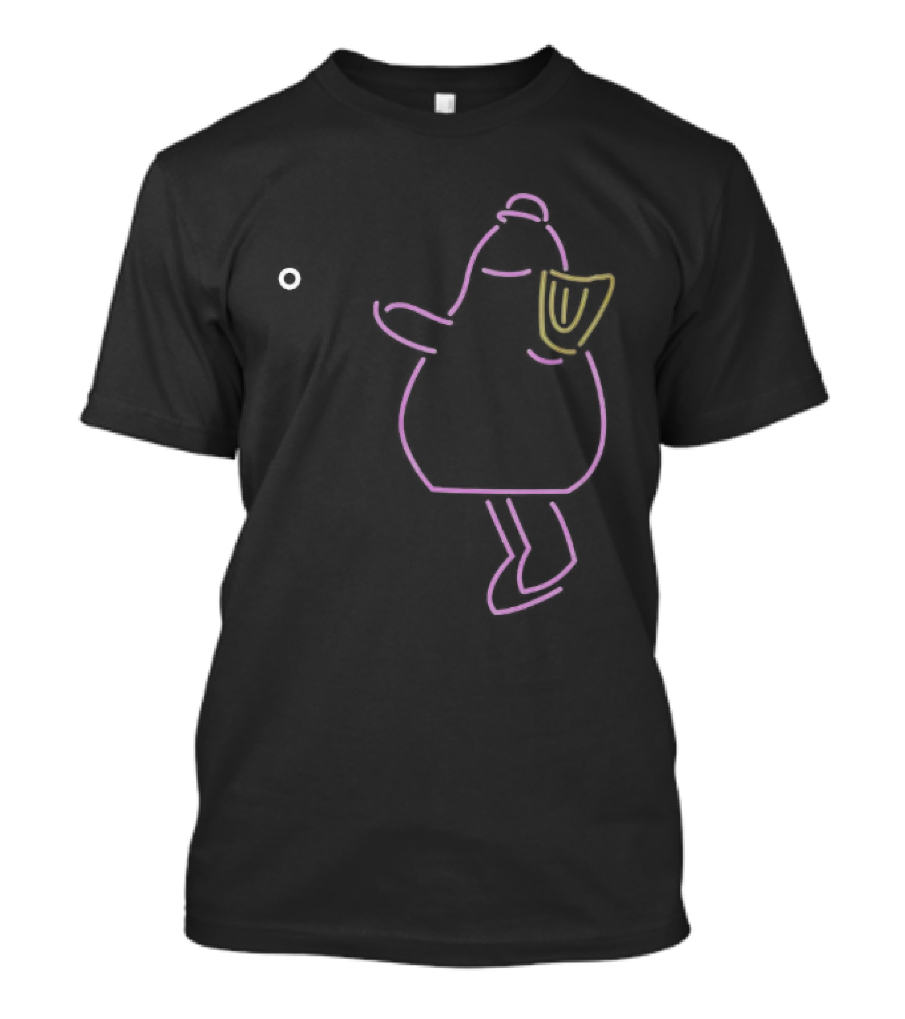 Purple Neon Space Creature T-Shirt