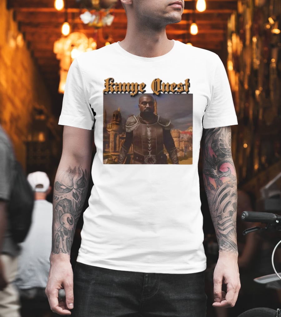 Kanye Quest Medieval Adventure Cleric In Armor T-Shirt