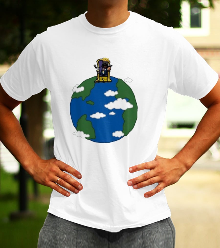 King Of The World James Throne On Earth T-Shirt