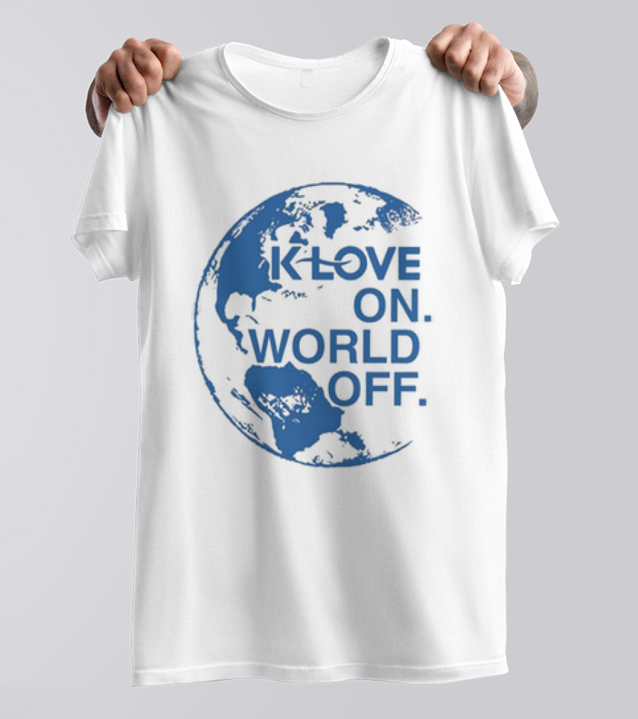 Klove On World Off Blue Earth Planet T-Shirt