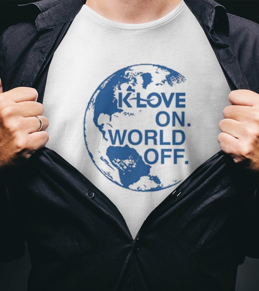 Klove On World Off Blue Earth Planet T-Shirt