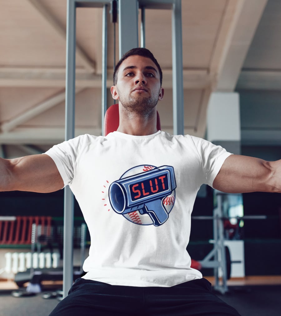 Slut Radar Baseball Humor T-Shirt