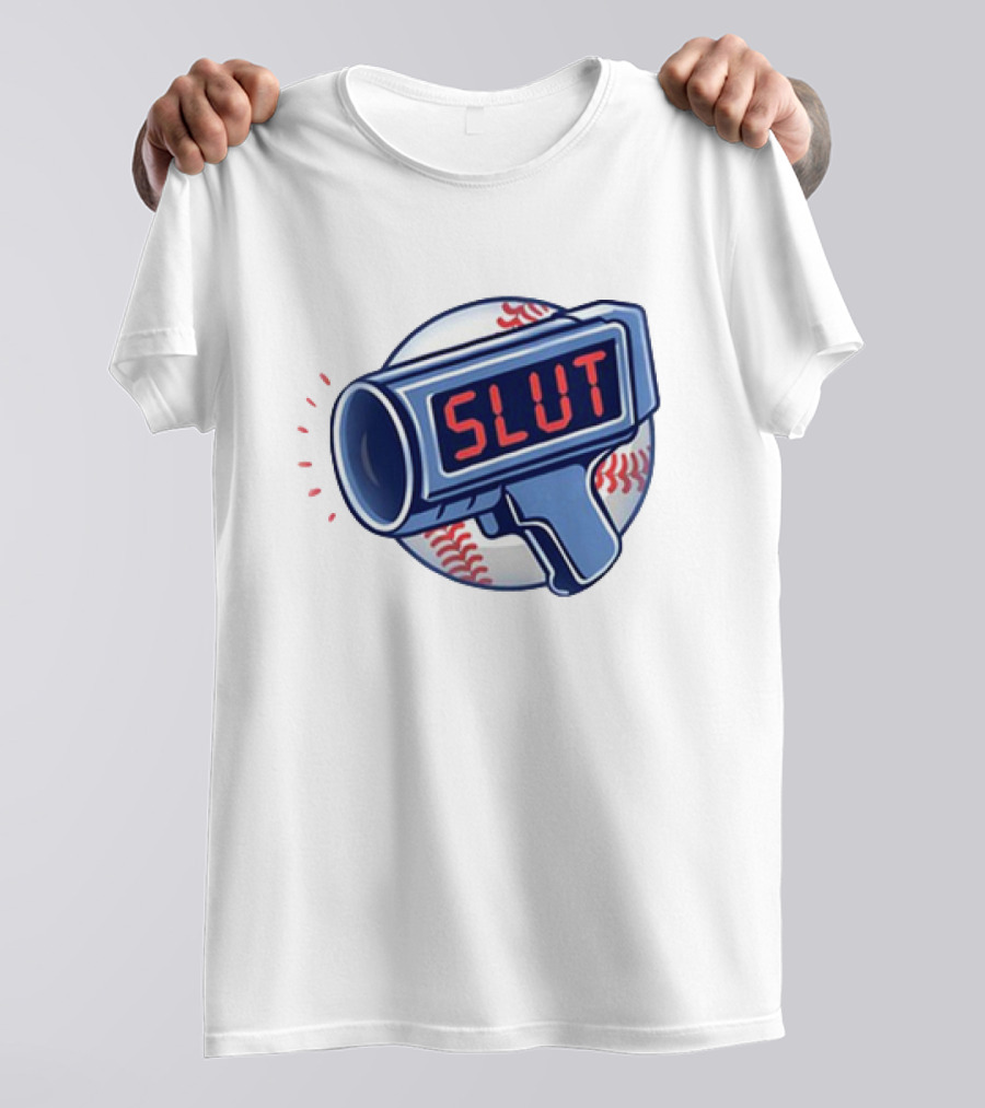 Slut Radar Baseball Humor T-Shirt