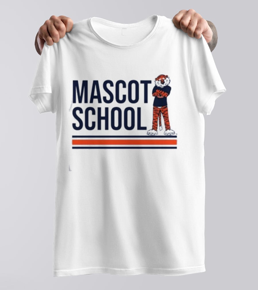 Mascot School Stampauburn Tiger Stripes T-Shirt