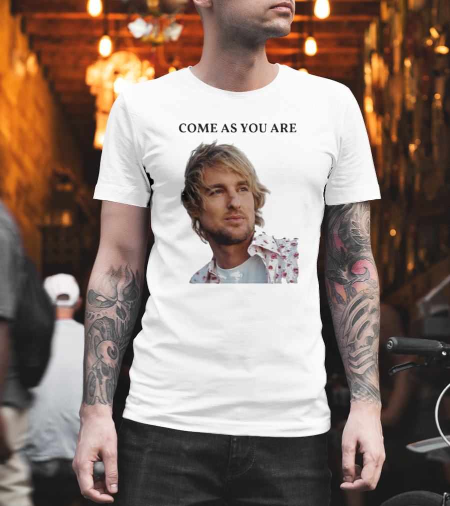 Come As You Are Owen Wilson Nirvana T-Shirt