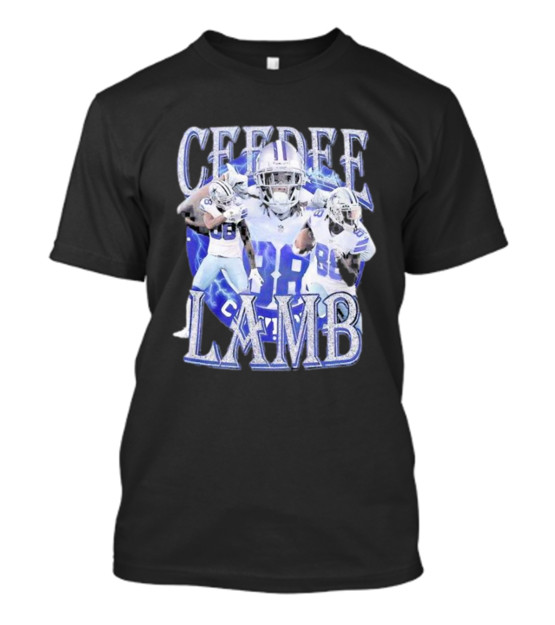 Ceedee Lamb Vintage 90s Retro Football Star Graphics T-Shirt