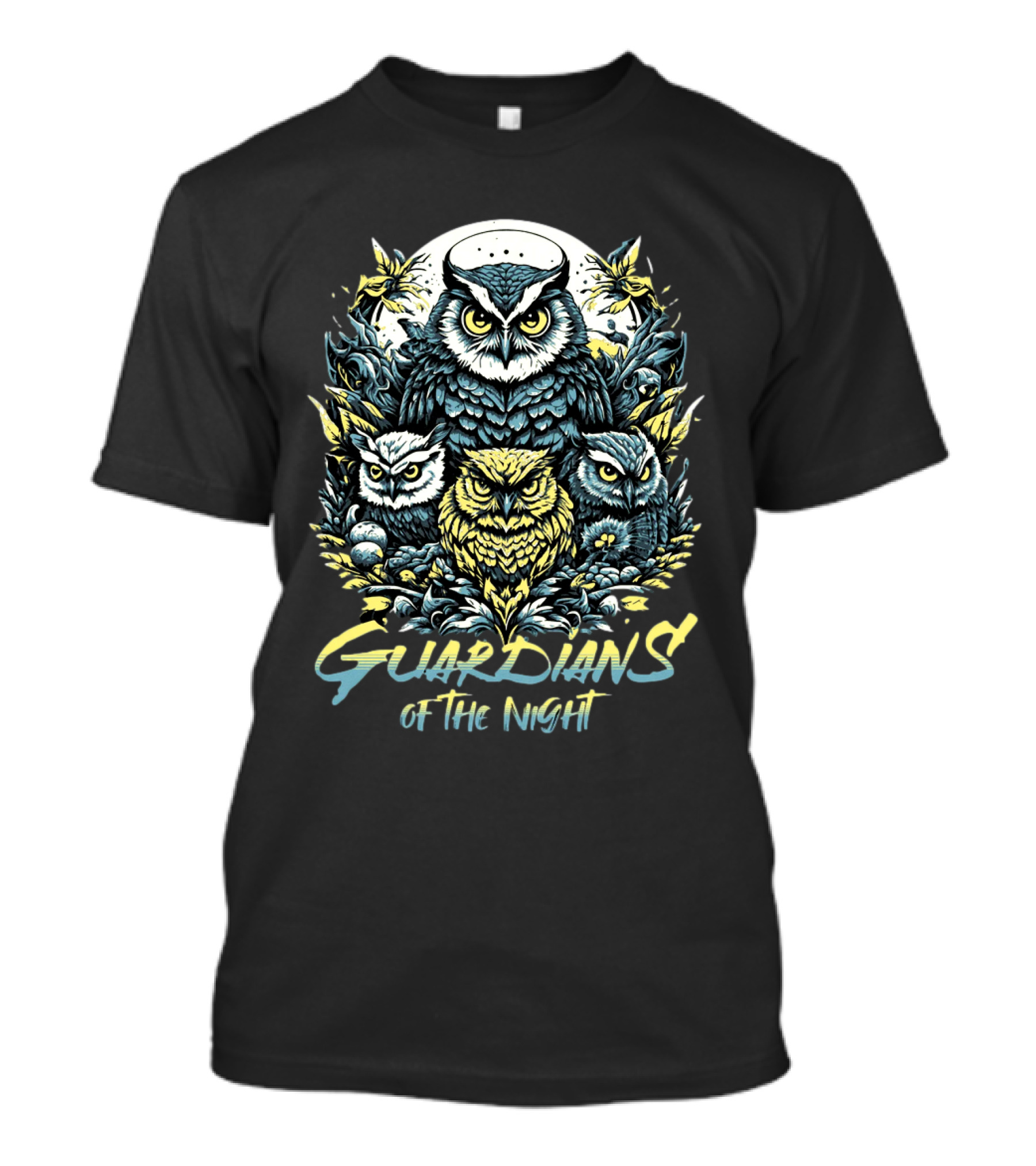 Guardians Of The Night Owl Family Moonlit Vigil T-Shirt