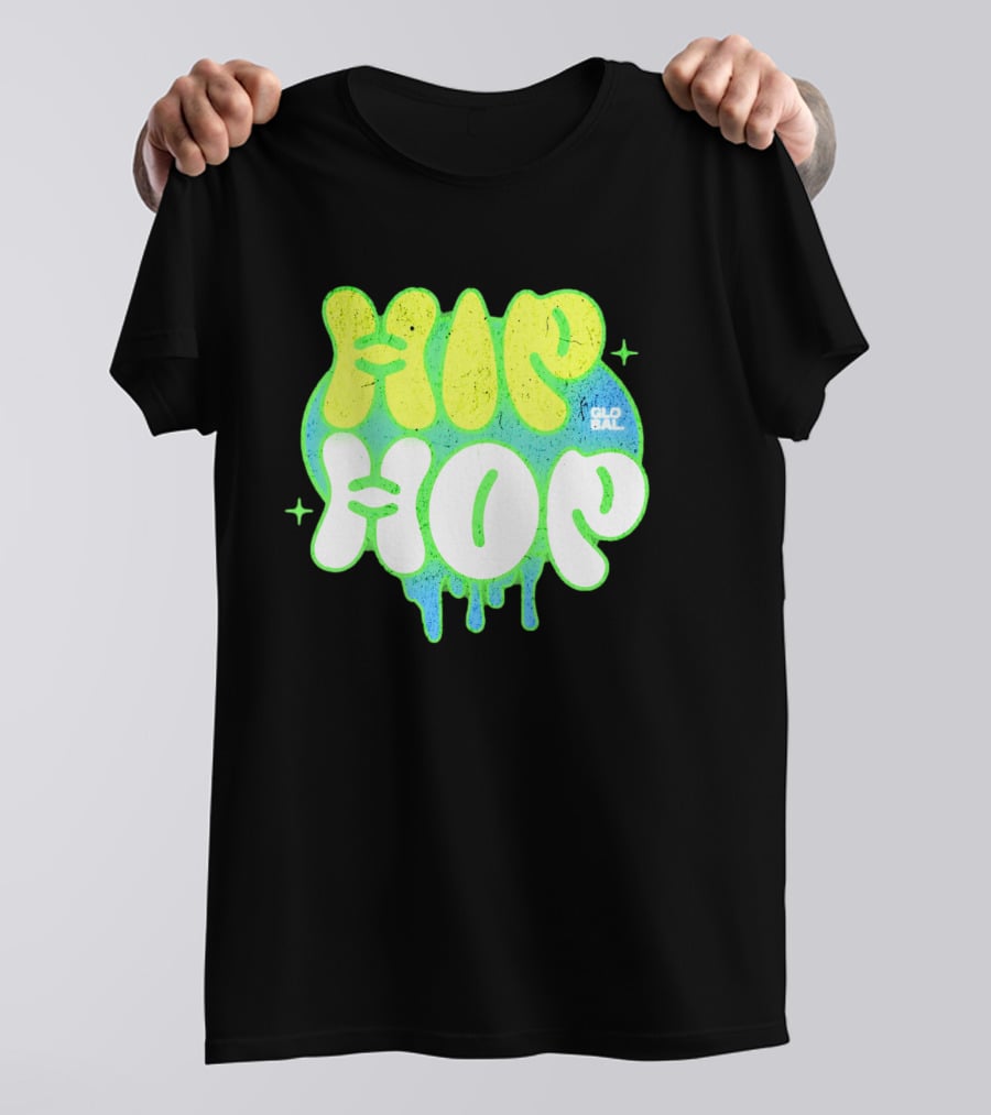 HIP HOP GLOBAL Drip Style Graffiti T-Shirt