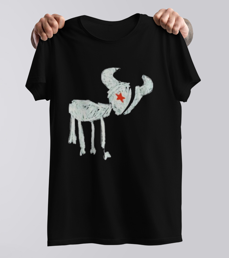 WeAreTexans Bull Design With Star For All Texans T-Shirt