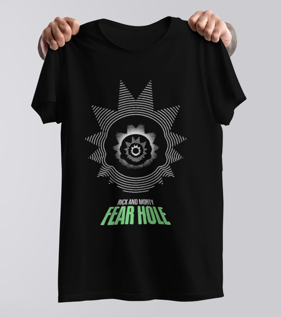 Rick And Morty Fear Hole Psychedelic Crown T-Shirt