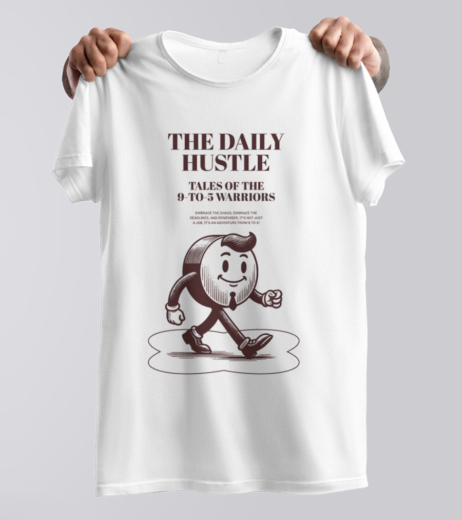 The Daily Hustle Tales Of The 9-to-5 Warriors T-Shirt