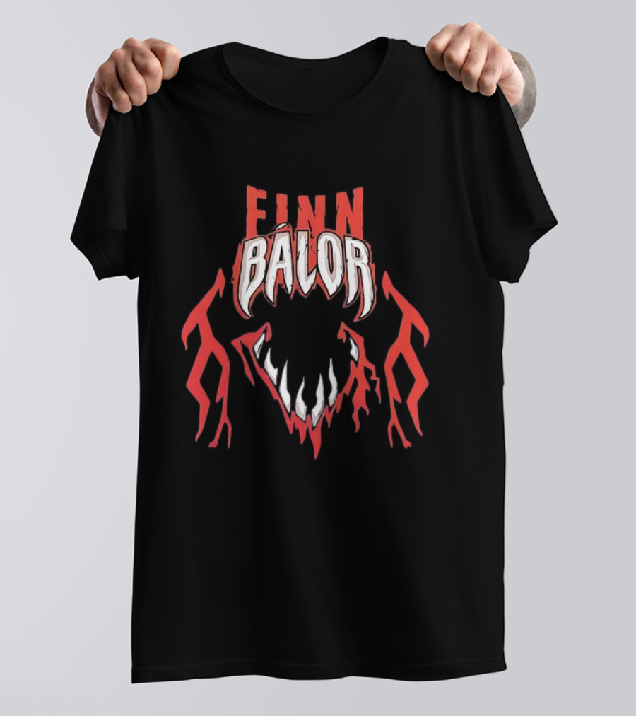 Finn Balor Demon King Jaws Teeth T-Shirt