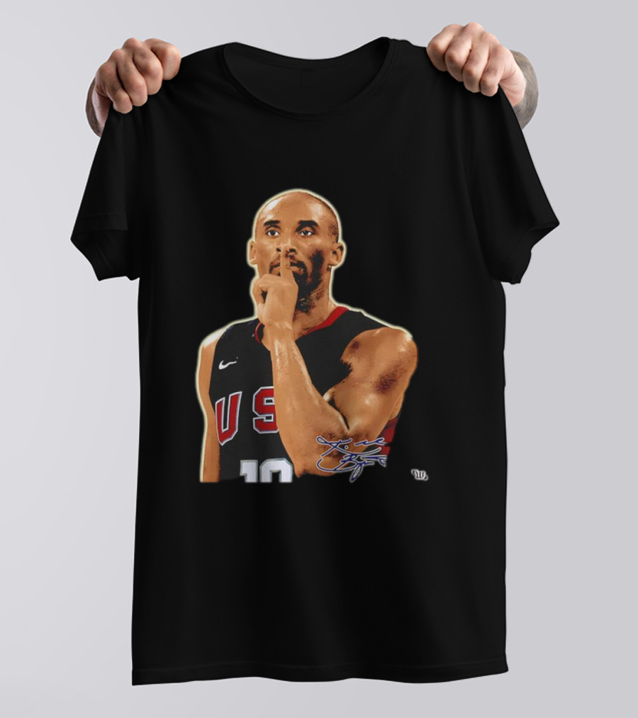Kobe Bryant USA Basketball 10 Signature Quiet T-Shirt