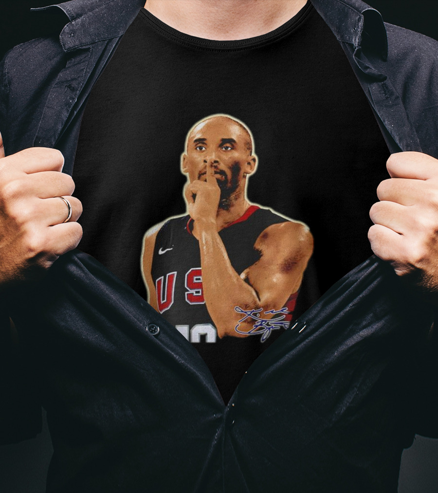 Kobe Bryant USA Basketball 10 Signature Quiet T-Shirt