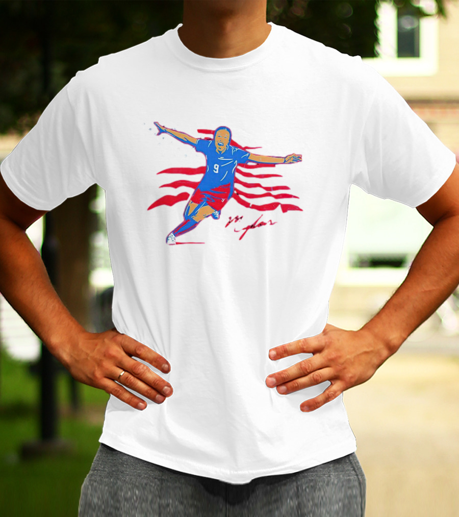Mallory Swanson Golden Goal USA Soccer Patriotic T-Shirt