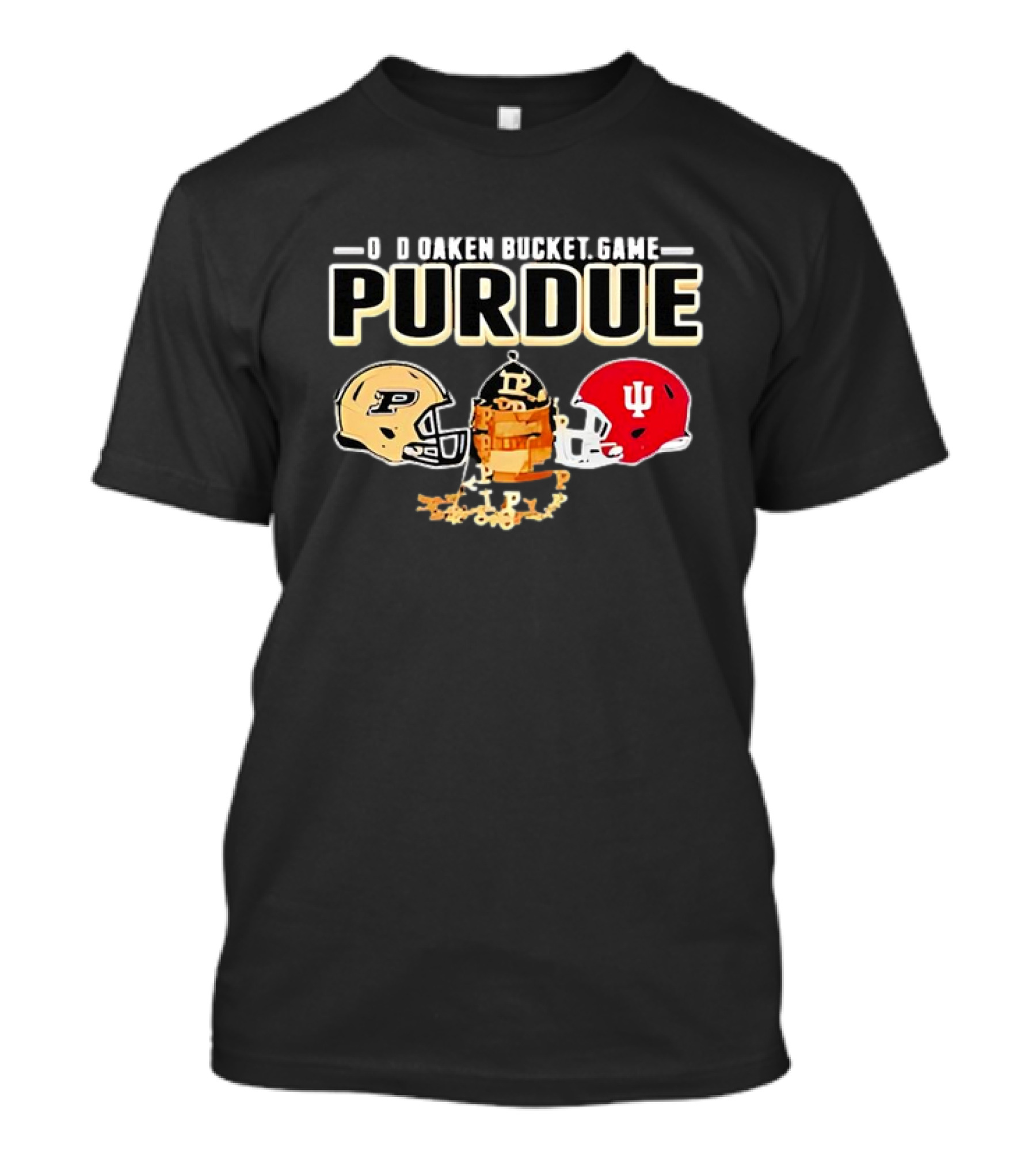 Old Oaken Bucket Game Purdue Boilermakers Indiana Hoosiers Football Rivalry T-Shirt