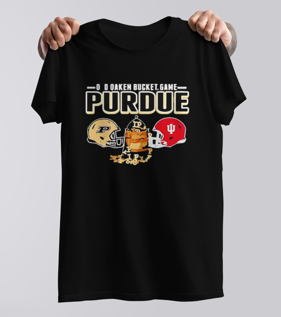 Old Oaken Bucket Game Purdue Boilermakers Indiana Hoosiers Football Rivalry T-Shirt