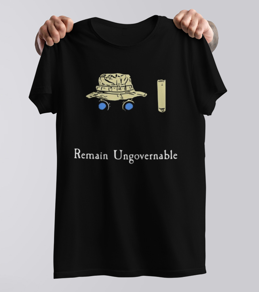 Remain Ungovernable Bucket Hat And Sunglasses T-Shirt