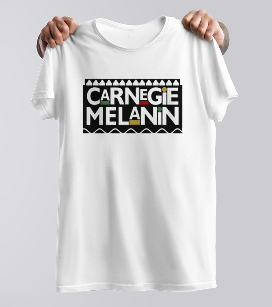 Carnegie Melanin African Heritage Pride Text T-Shirt