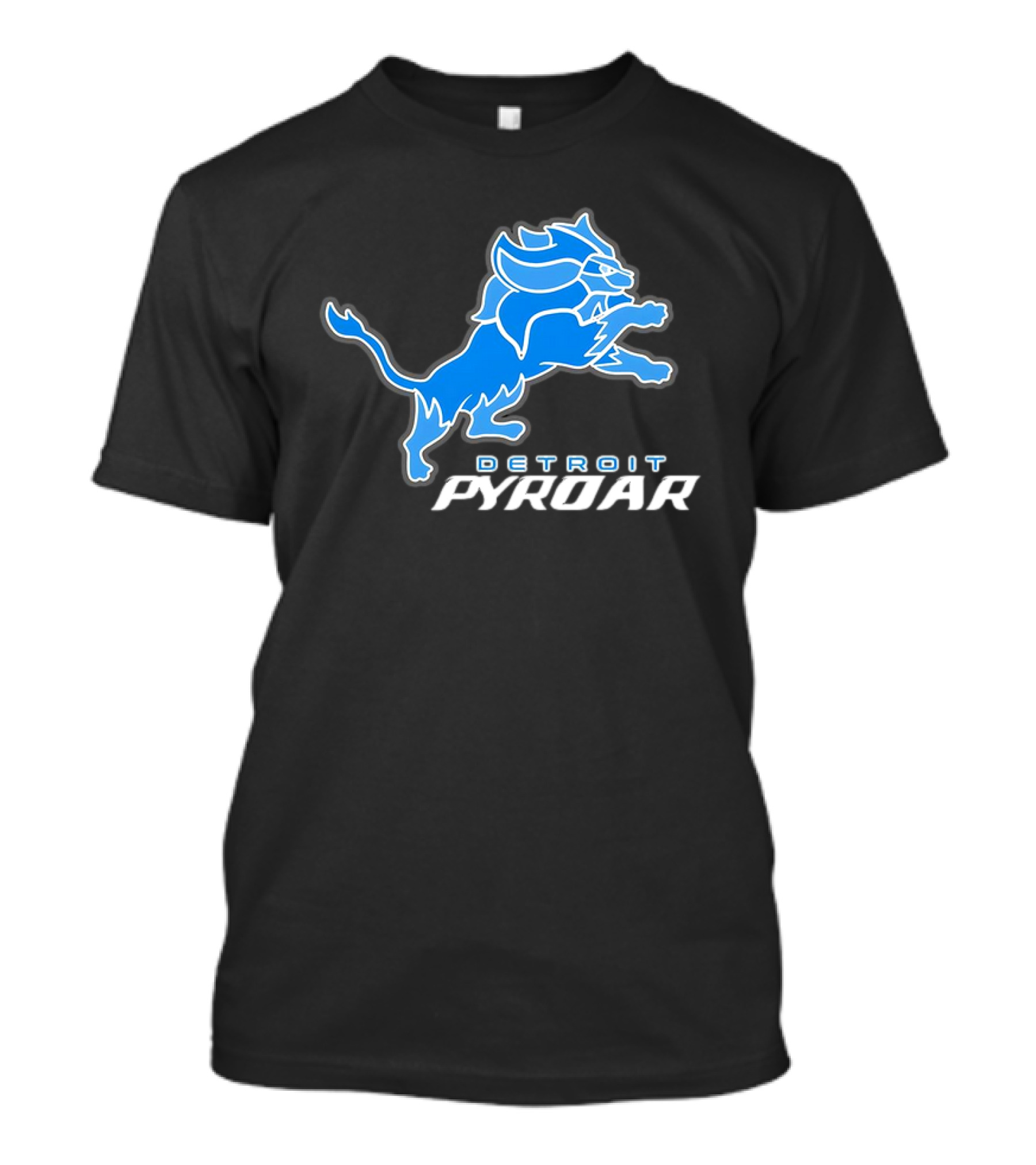 Detroit Pyroar Pokemon Football T-Shirt
