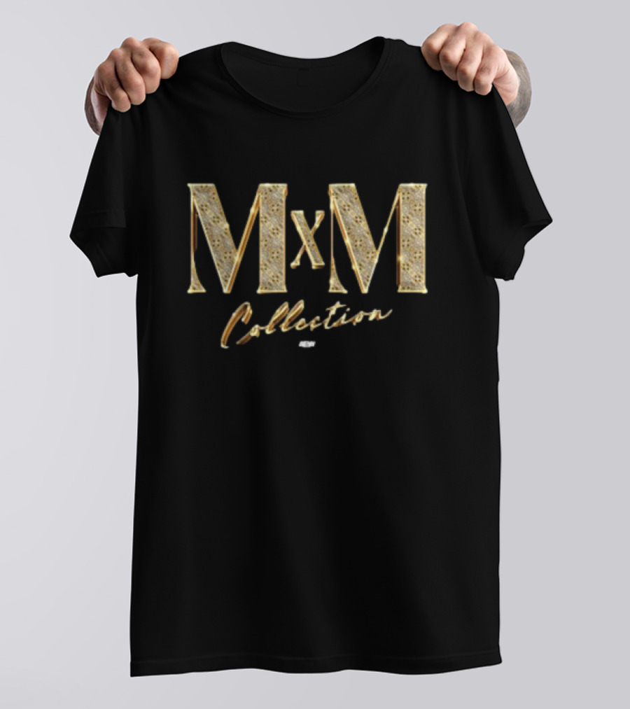 MxM Collection – Gold Text Style Design By MxM T-Shirt