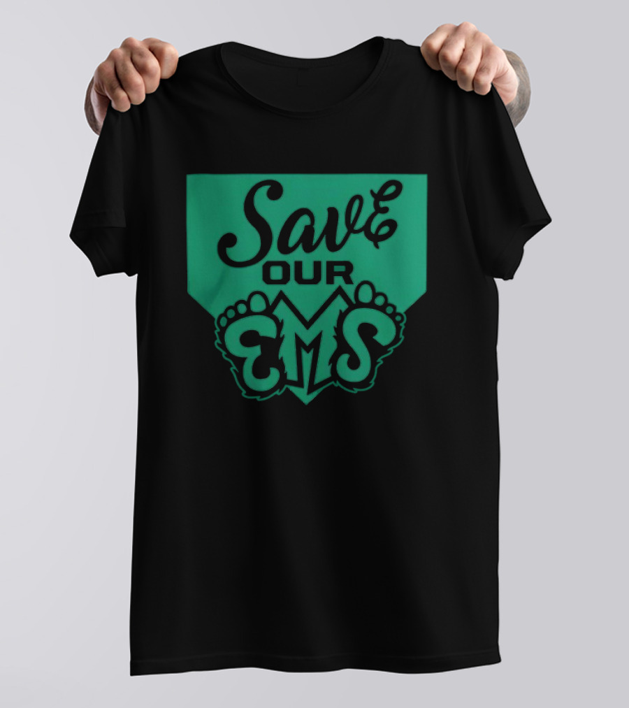 Eugene Emeralds Save Our Ems Team Spirit T-Shirt