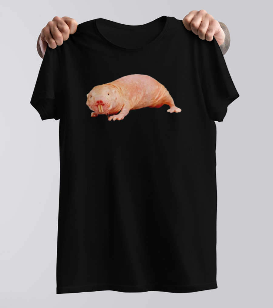 Naked Mole Rat Image On Clothing T-Shirt