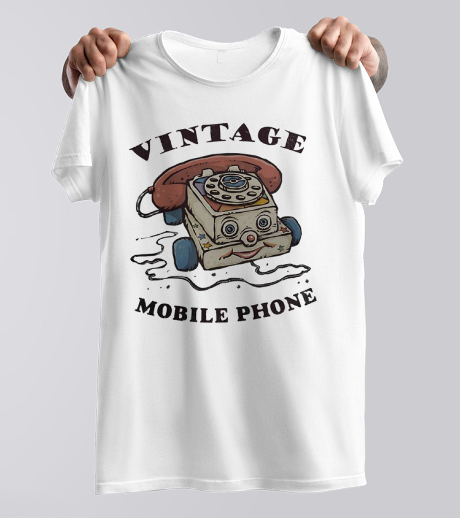 Vintage Chatter Telephone Mobile Phone Original T-Shirt