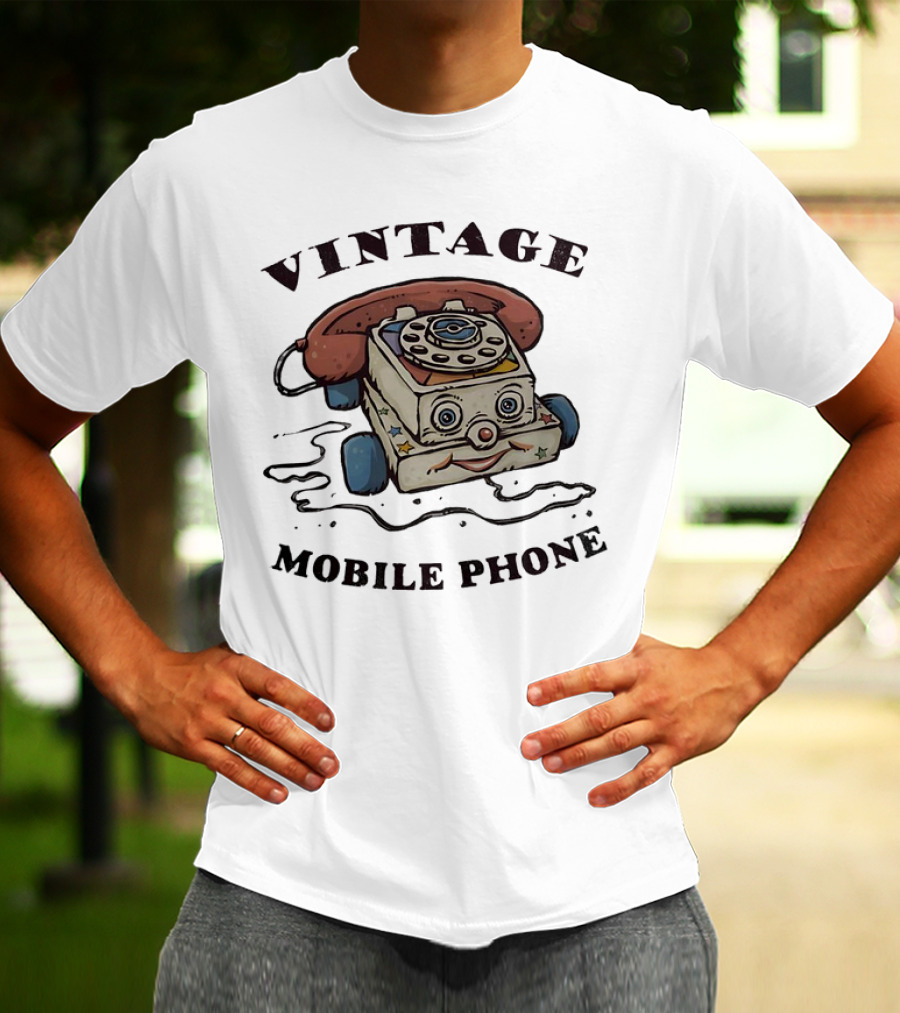 Vintage Chatter Telephone Mobile Phone Original T-Shirt