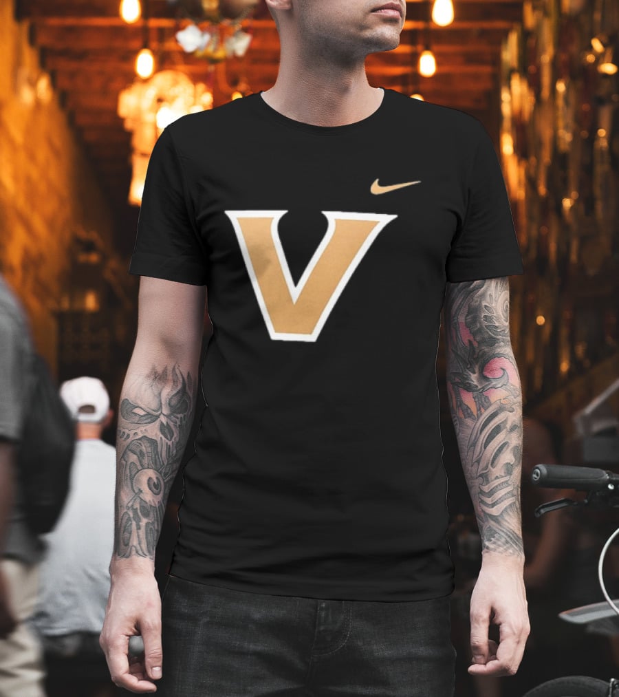 Vanderbilt Commodores Black V T-Shirt