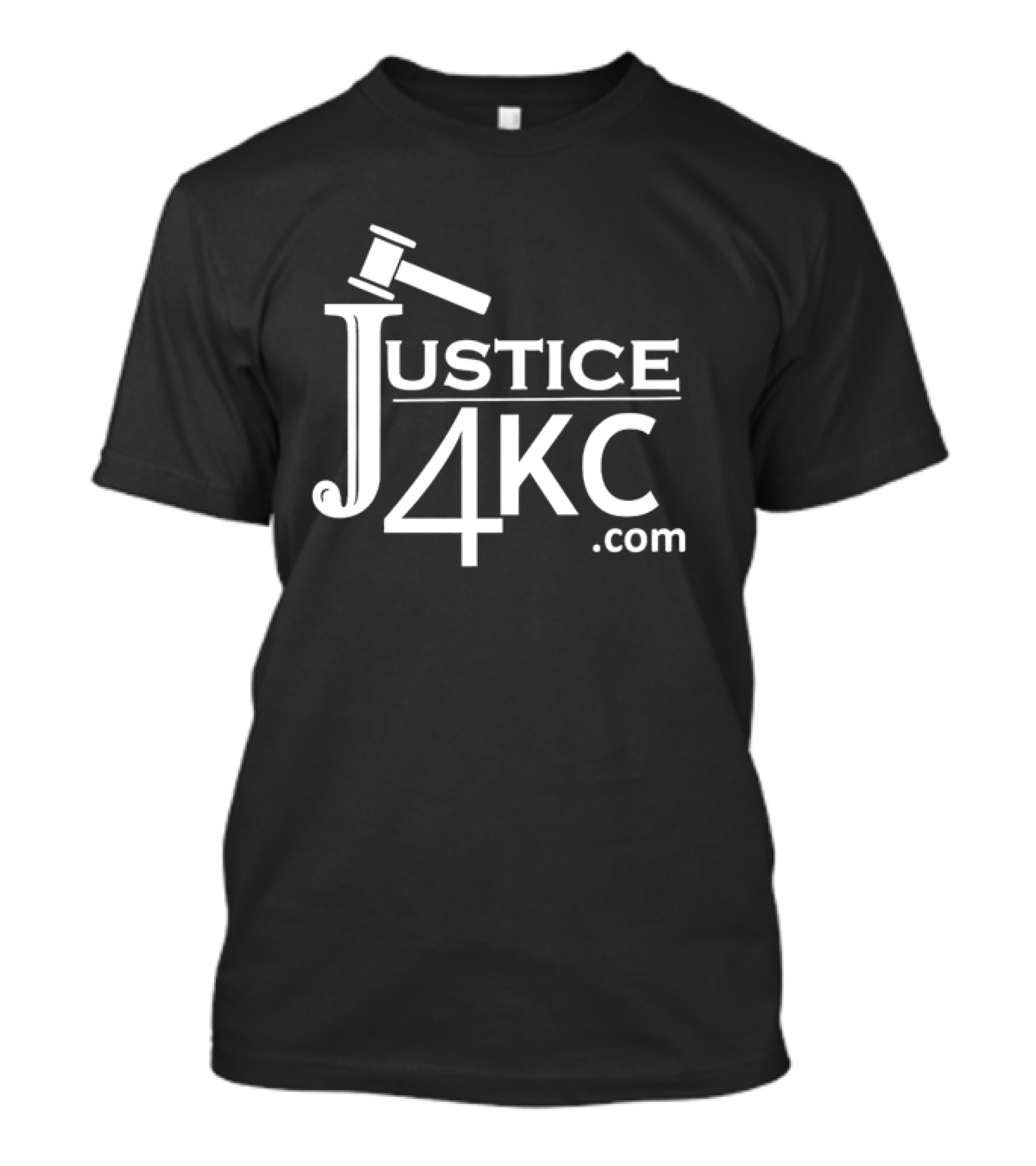 Justice 4KC .com Logo With Gavel T-Shirt